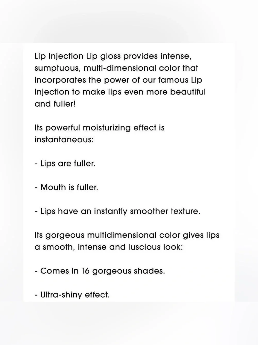 Too Faced The Bigger The Hoops Lip Injection Power Plumping Lip Gloss NEW